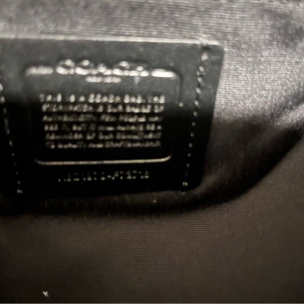 Coach Ivory and Black Tote Bag - Picture 8 of 10